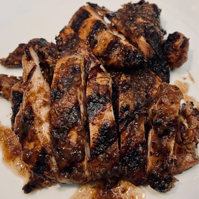 JerkGOD Chicken (Chopped) Dinner.