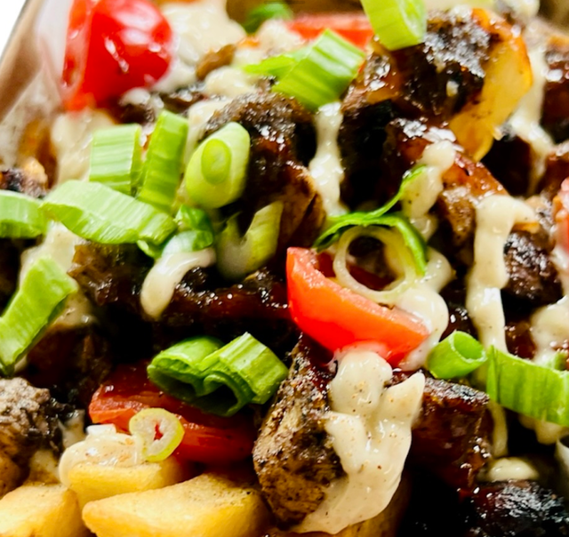 JerkGOD Loaded Fries.