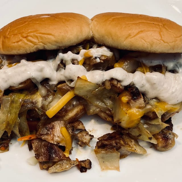 JerkGOD Sliders + Fries.