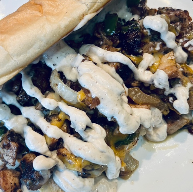 JerkGOD Philly + Fries.