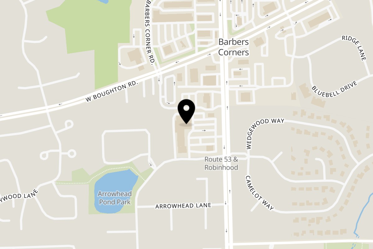 Map showing the location of FH JerkGOD Bolingbrook on 431 N Bolingbrook Dr in Bolingbrook